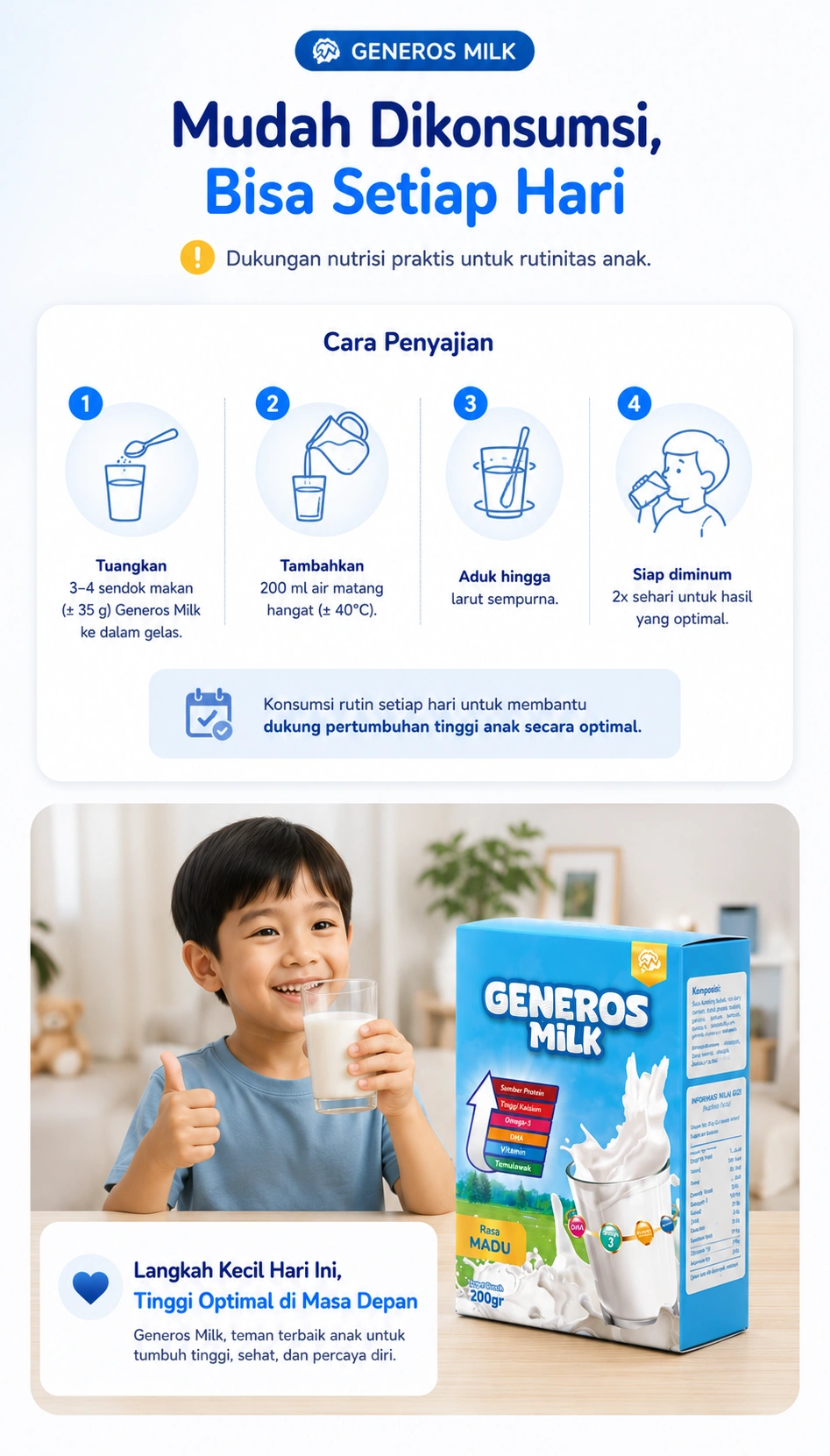 Mudah Dikonsumsi Bisa Setiap Hari
